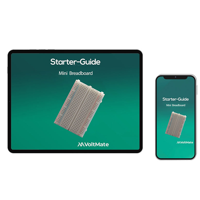 VoltMate 400 Pin Mini Breadboard | 4 Stromschienen