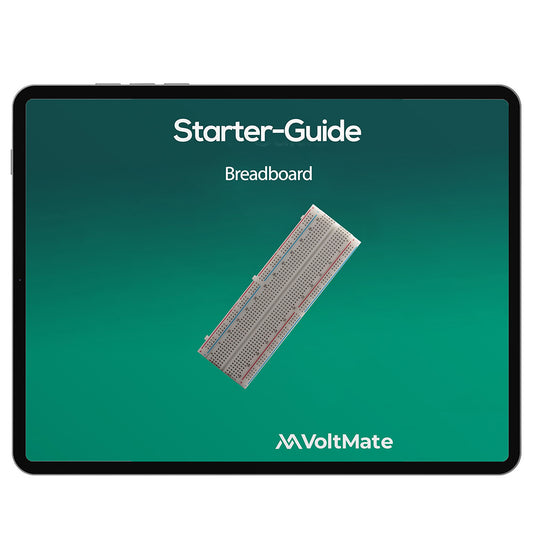 VoltMate Breadboard MB-102 | Steckbrett mit 830 Kontakten | Kompatibel mit Arduino