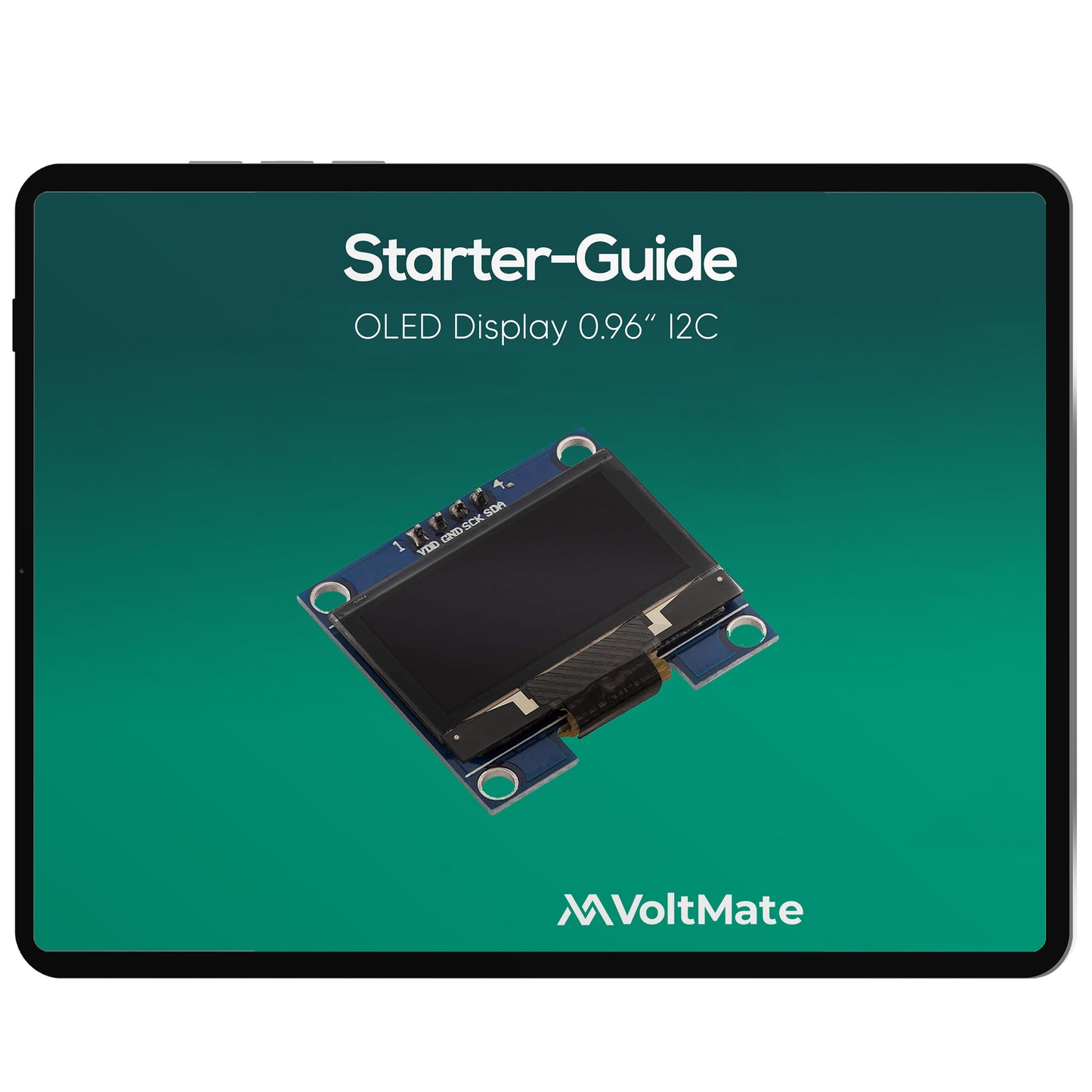 VoltMate OLED-Display mit 0,96 Zoll und I2C-Schnittstelle