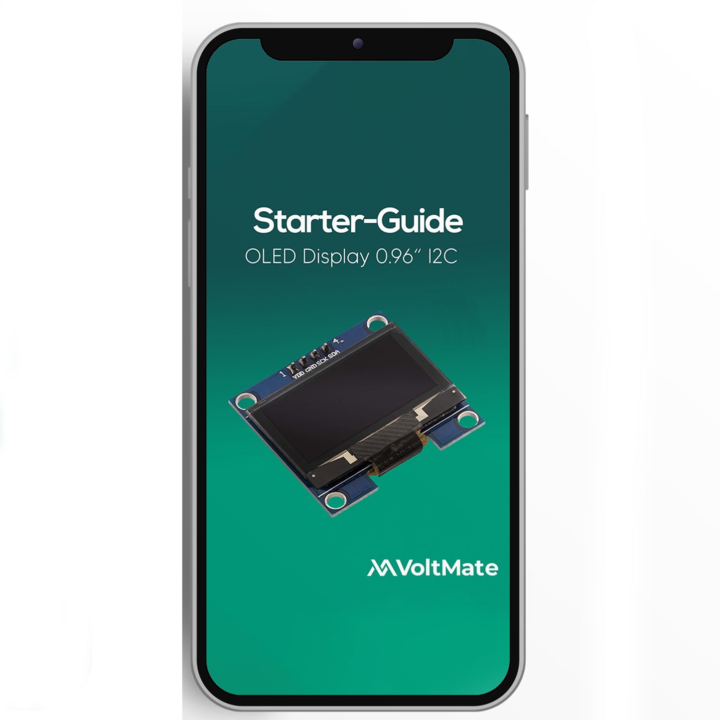 VoltMate OLED-Display mit 0,96 Zoll und I2C-Schnittstelle
