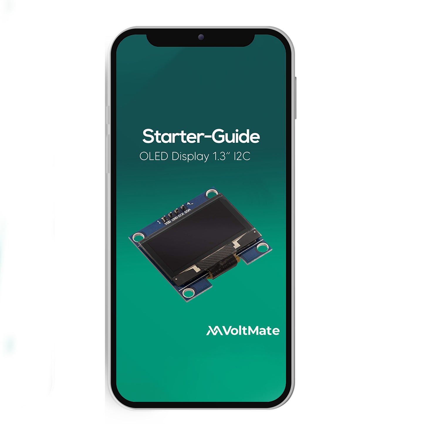 VoltMate OLED-Display mit 1,3 Zoll und I2C-Schnittstelle