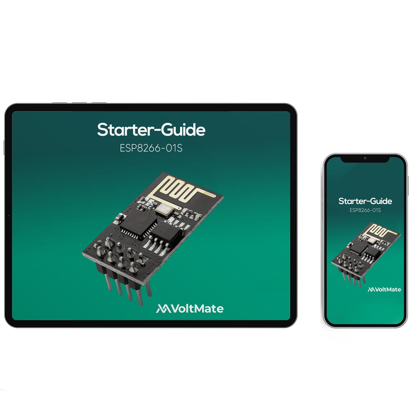 VoltMate ESP8266 ESP-01S WLAN WiFi Modul kompatibel mit Arduino und Raspberry Pi